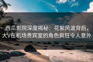 西瓜影院深度揭秘：花絮风波背后，大V在机场贵宾室的角色疯狂令人意外